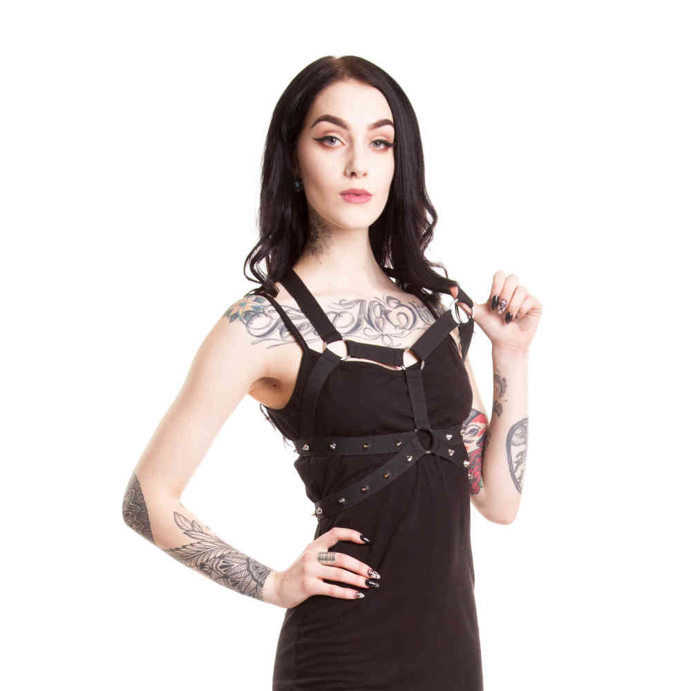 Heartless - SPIKE Harness - Black